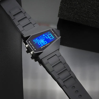 B12 Air - Reloj LED creativo con forma de avión