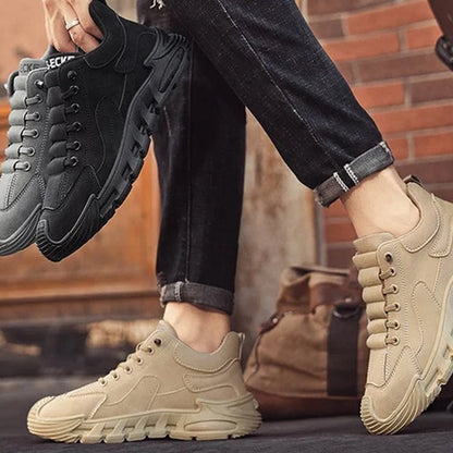 UrbanWalkers - Zapatillas Casual para Hombre con Suela Gruesa Antideslizante