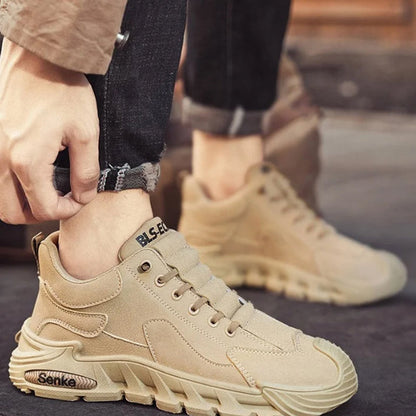 UrbanWalkers - Zapatillas Casual para Hombre con Suela Gruesa Antideslizante