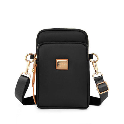 Elegante bolso bandolera de 3 capas