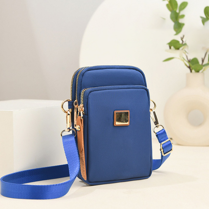 Elegante bolso bandolera de 3 capas