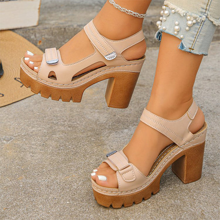 LUREX™ Sandalias De Plataforma De Una Sola Tira