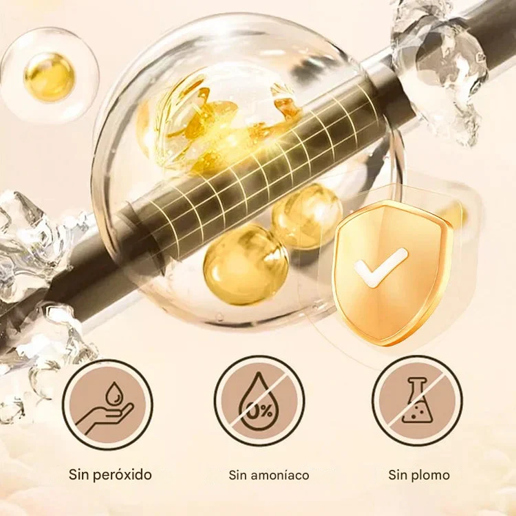Shampoo Everglow japonés de tinte natural para el cabello de larga duración.