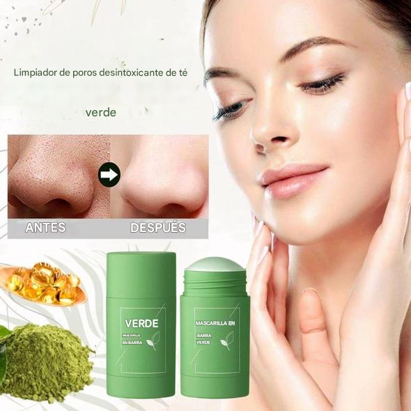 🌿 GreenTea Glow™ - Mascarilla de limpieza profunda 🌿