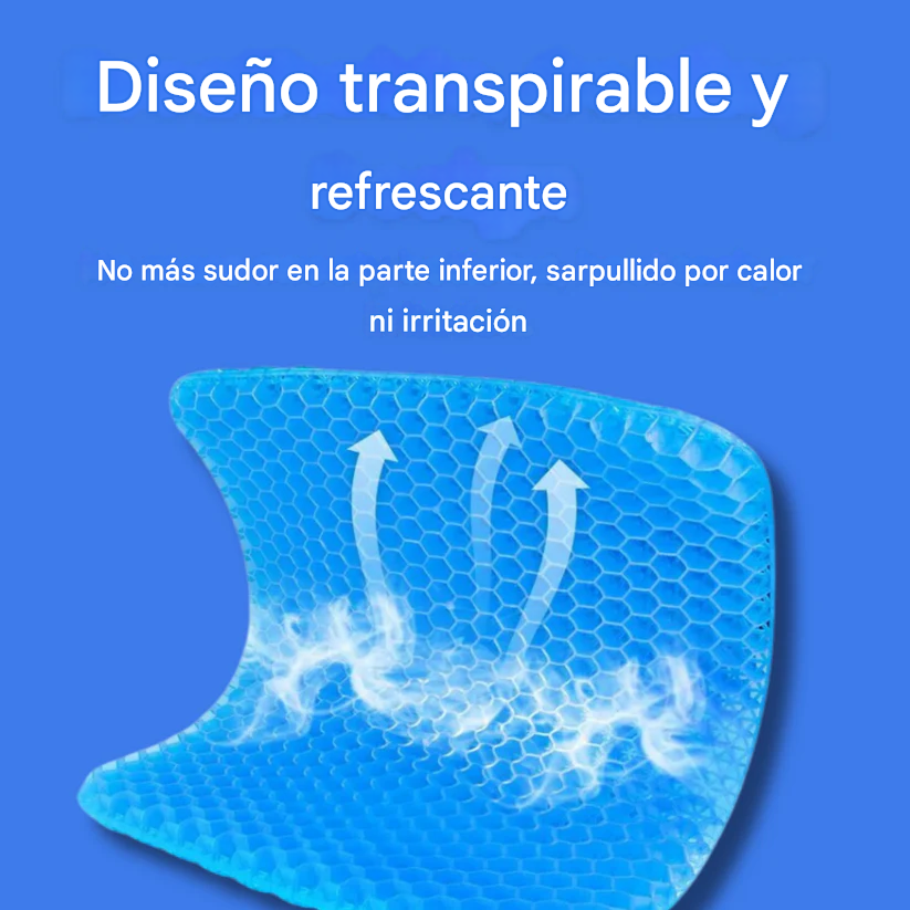 Ergo Ease - Cojín de gel ergonómico