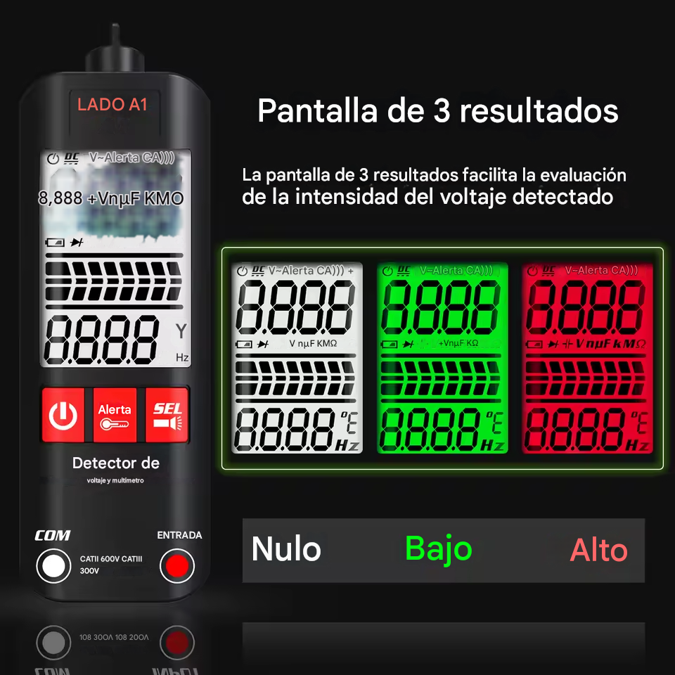 VoltCheck™ Pro – Multímetro Digital Inteligente