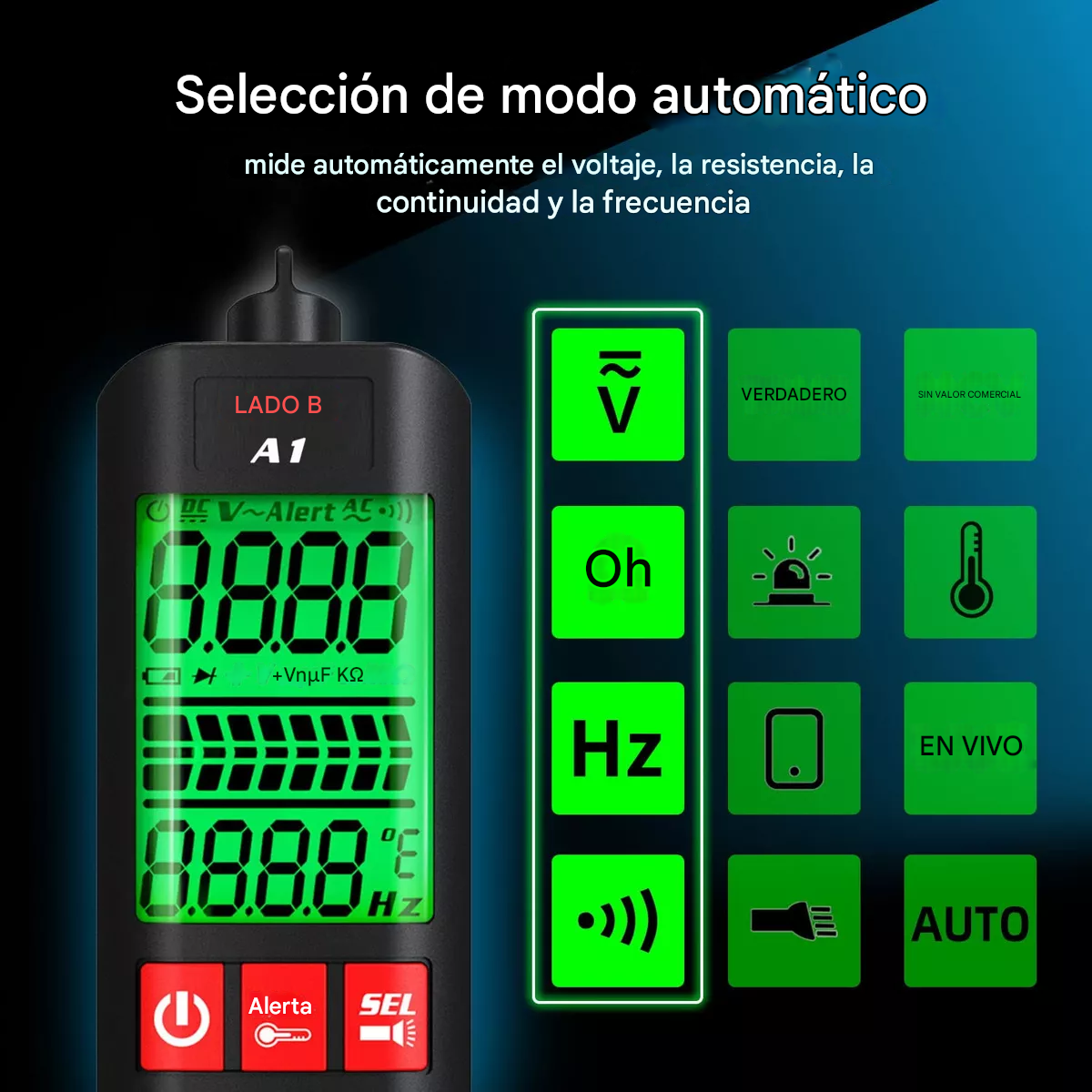 VoltCheck™ Pro – Multímetro Digital Inteligente