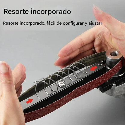 🔧 1 Adaptador de Lijadora de Banda ProFitGear™ + 2 Lijas Intercambiables