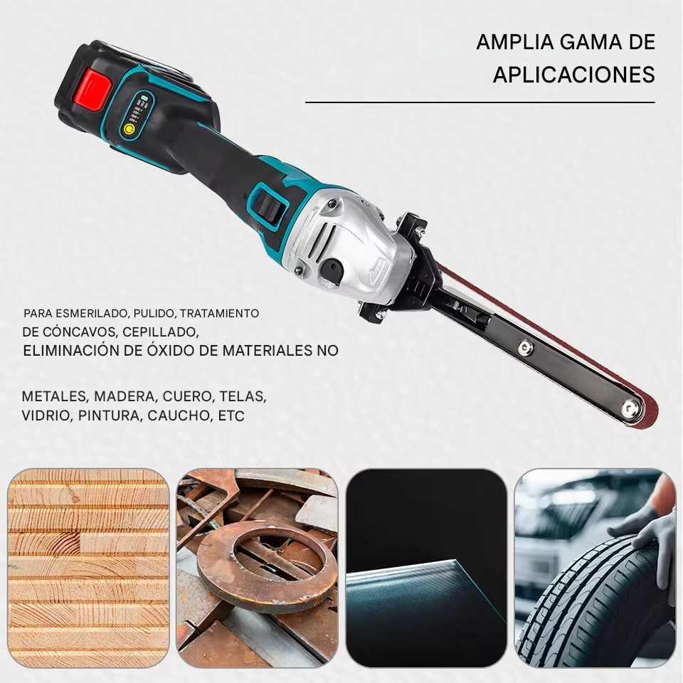 🔧 1 Adaptador de Lijadora de Banda ProFitGear™ + 2 Lijas Intercambiables