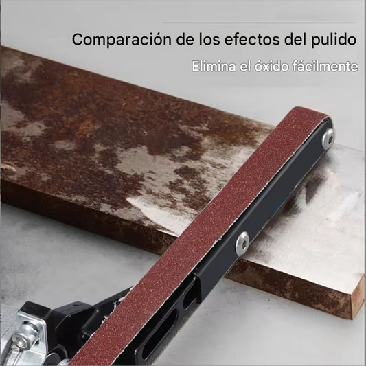 🔧 1 Adaptador de Lijadora de Banda ProFitGear™ + 2 Lijas Intercambiables
