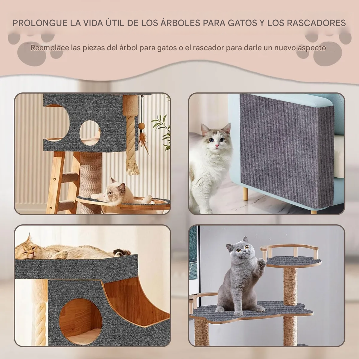 🐾 ScratchSafe™ - Tapete Rascador Elegante