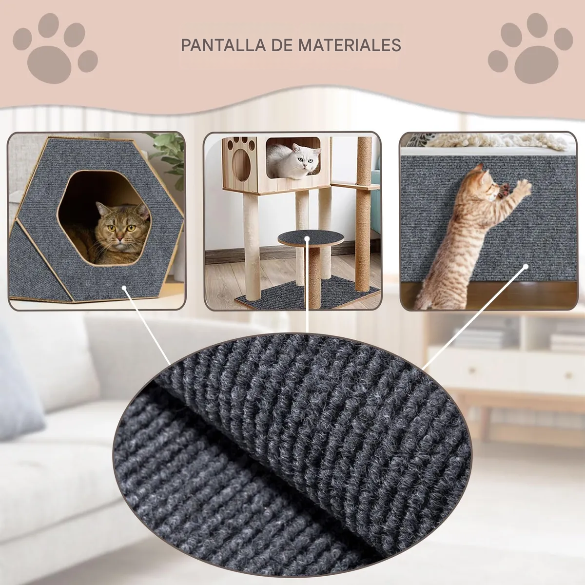 🐾 ScratchSafe™ - Tapete Rascador Elegante