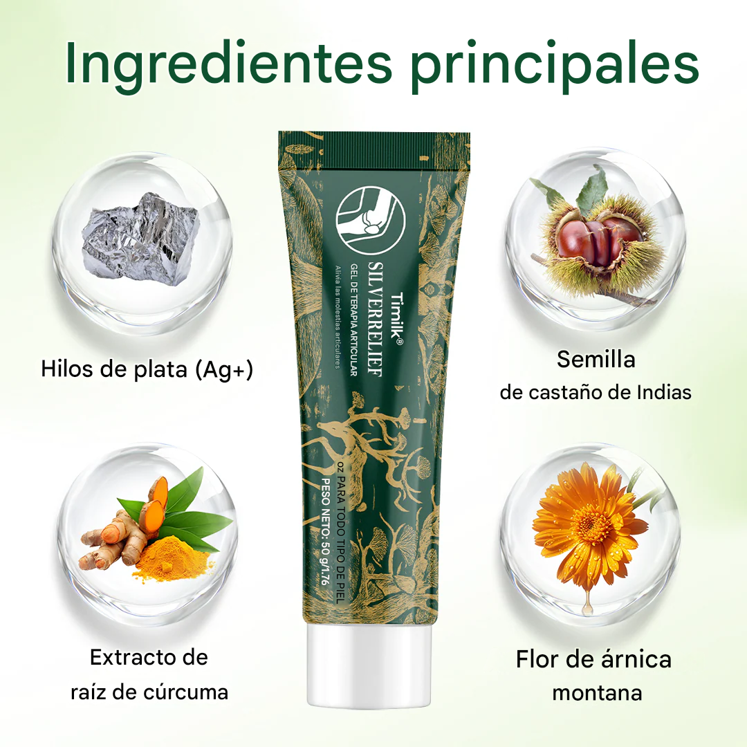 SilverRelief - Gel terapéutico para articulaciones