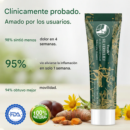 SilverRelief - Gel terapéutico para articulaciones
