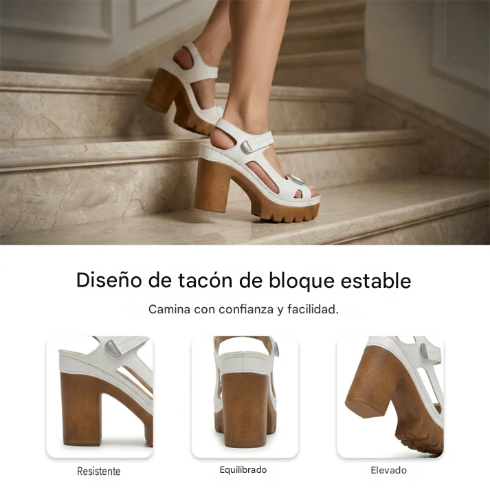 LUREX™ Sandalias De Plataforma De Una Sola Tira