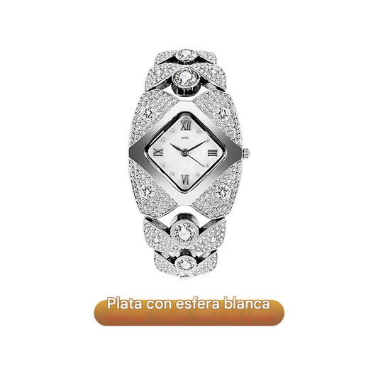 Nuevo Reloj De Cuarzo Con Diamantes