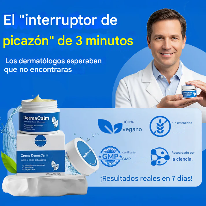 DermaCalm Magnesio Herbal Intimate - Alivio Rápido Para La Psoriasis, El Eccema Y La Picazón