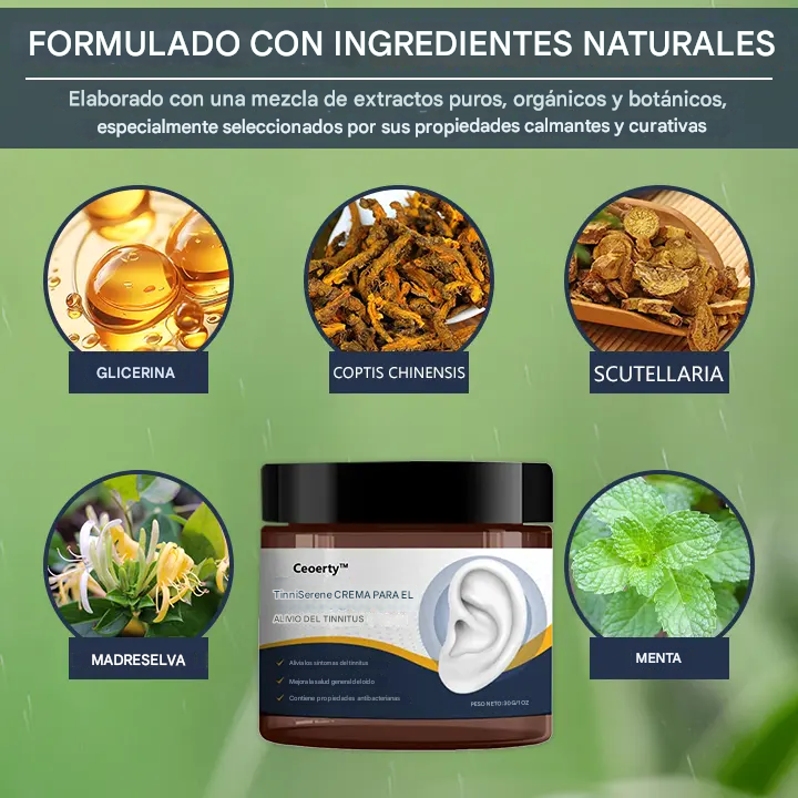 TinniEase - Crema Para El Alivio De Tinnitus