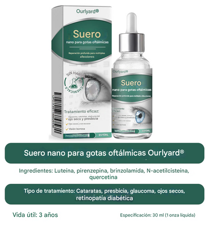 Ourlyard® - Gotas Para Los Ojos - Apto para presbicia, síndrome del ojo seco, glaucoma y cataratas