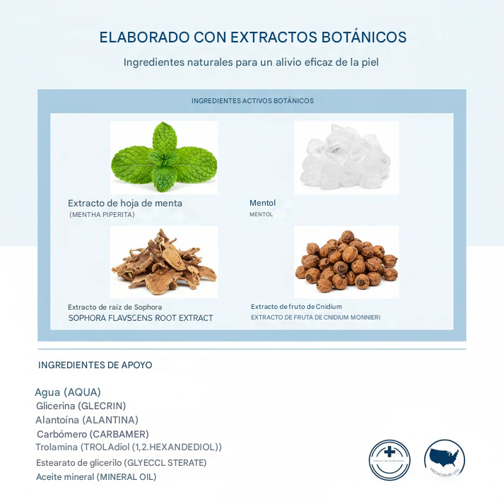 DermaCalm Magnesio Herbal Intimate - Alivio Rápido Para La Psoriasis, El Eccema Y La Picazón