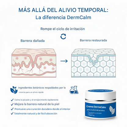 DermaCalm Magnesio Herbal Intimate - Alivio Rápido Para La Psoriasis, El Eccema Y La Picazón