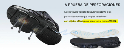 Zapatos De Seguridad KCVTD Con Puntera De Acero Para Hombre
