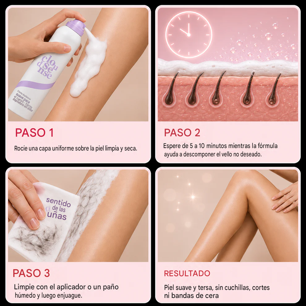 Crema Y Espuma Depilatoria Para Todo El Cuerpo