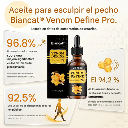 💪 Aceite Esculpidor De Pecho - VenomDefine Pro 🐝