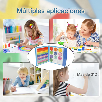 Rompecabezas🧩 de fracciones Montessori🎓 con imán