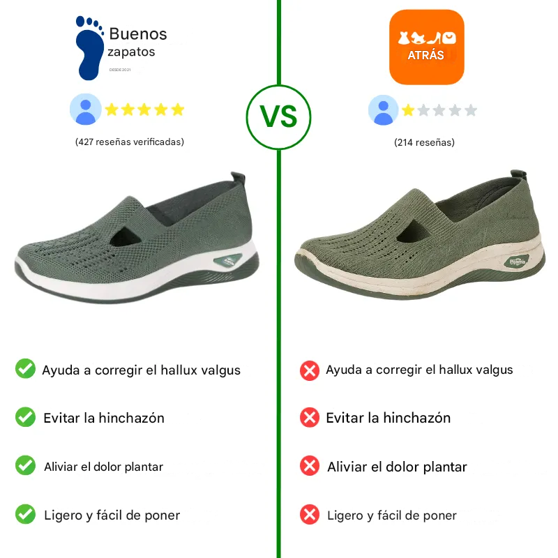 ErgoStepia™ - Zapatillas Ortopédicas Cómodas Para Mujer