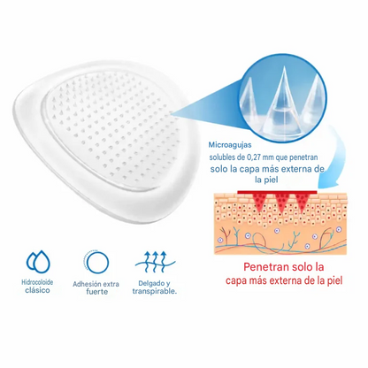 Parches De Microagujas De Ácido Hialurónico Para El Alivio De Las Articulaciones ( Pack x10 )