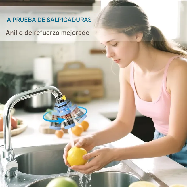 (Pague 1 lleve 2✨🔥) Filtro purificador de agua para grifo🚿