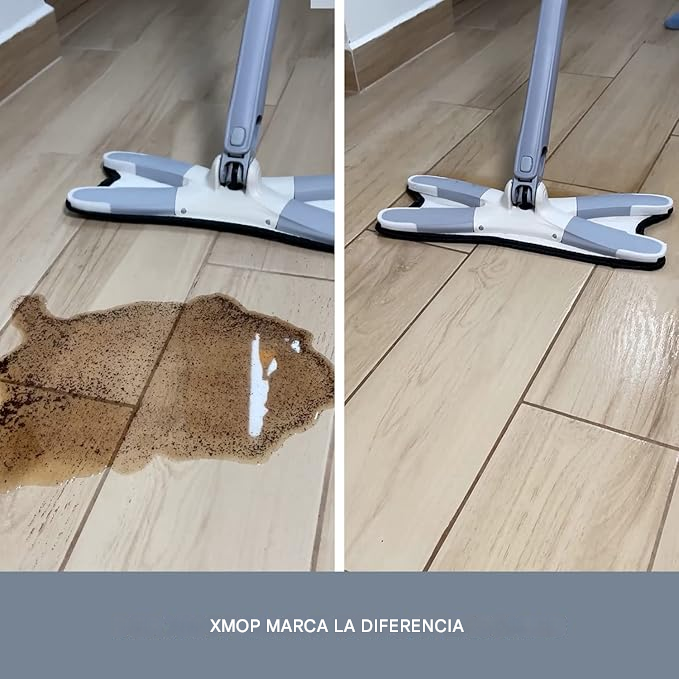 CleanFlex Pro™ - Trapeador Exprimidor Multiusos Plegable