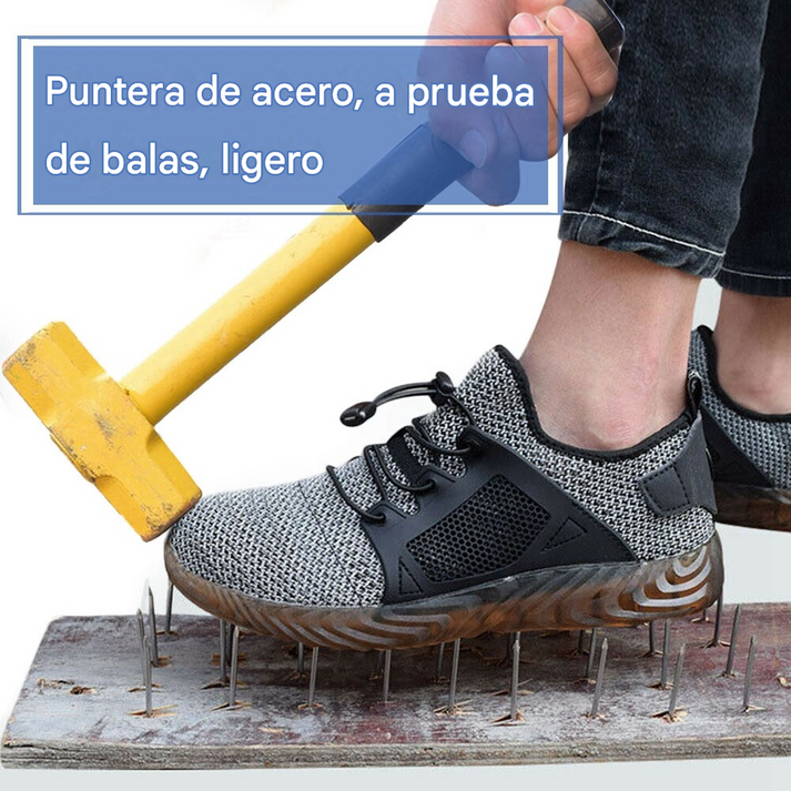 Zapatos Ortopédicos Con Punta De Acero Indestructibles
