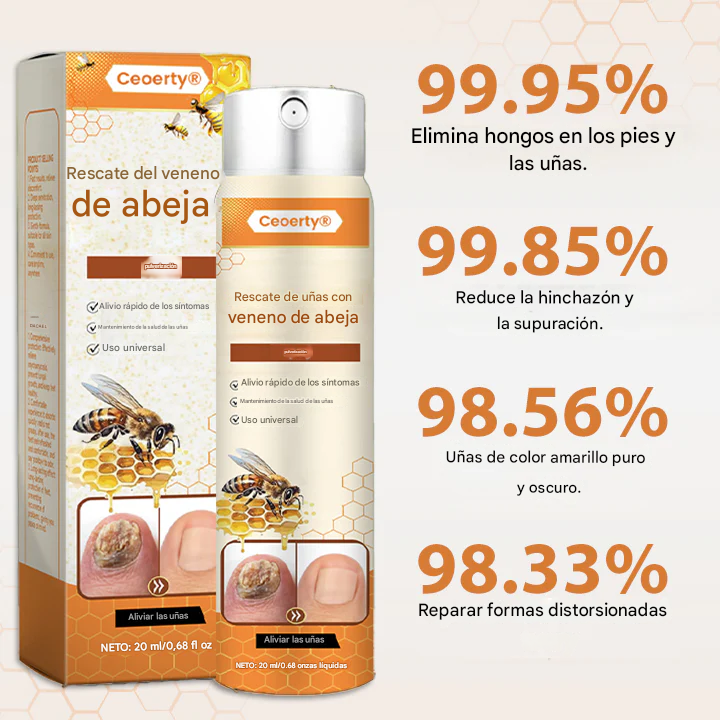🔥PROMO 2x1🔥 Spray Para Uñas De Veneno De Abeja🐝