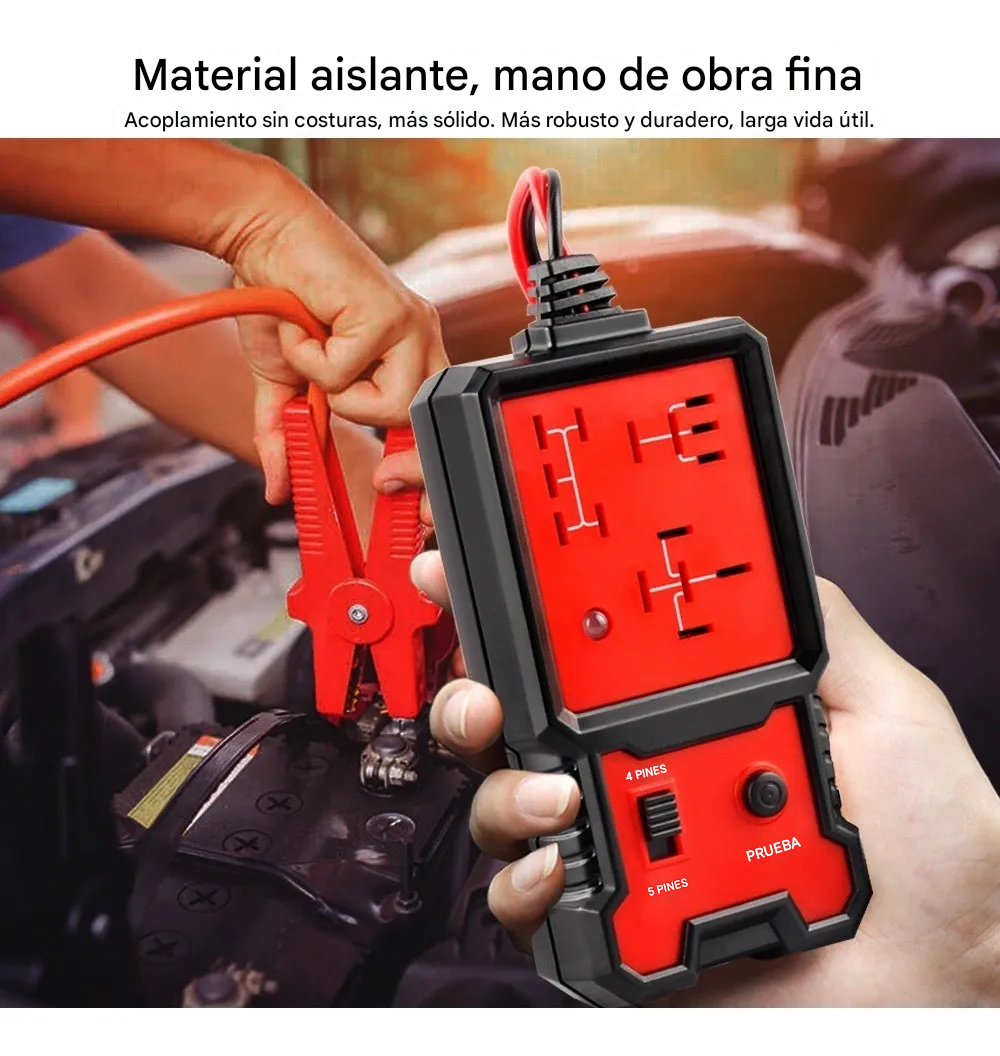 Tester Probador Electrónico De Relé Automotriz de 12V