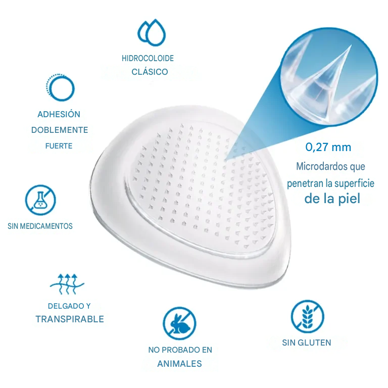 Parches De Microagujas De Ácido Hialurónico Para El Alivio De Las Articulaciones ( Pack x10 )