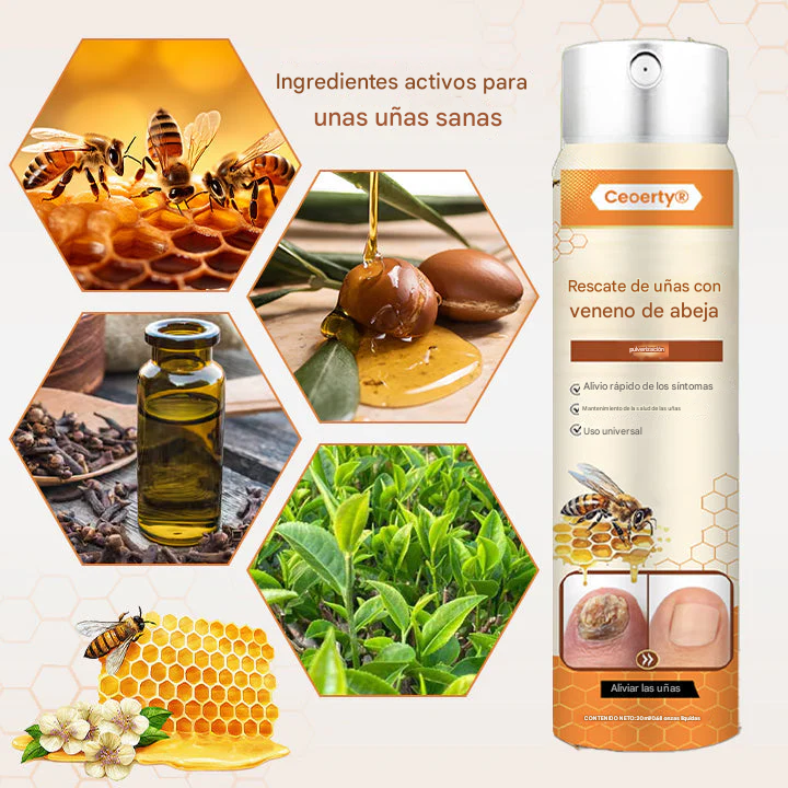🔥PROMO 2x1🔥 Spray Para Uñas De Veneno De Abeja🐝