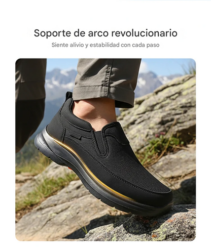 PodiFlex™ - Zapatillas Ortopédicas Transpirables Sin Cordones Para hombre