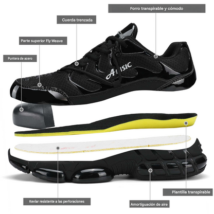 Zapatos De Seguridad KCVTD Con Puntera De Acero Para Hombre