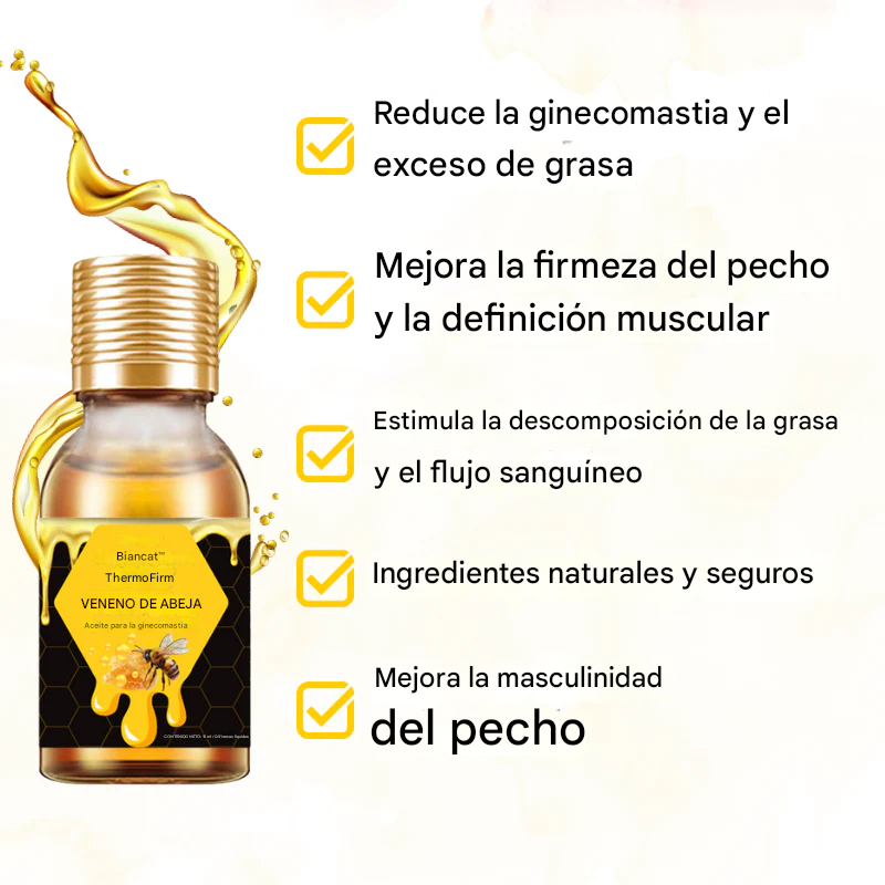ThermoFirm - Aceite Para Ginecomastia Con Veneno De Abeja