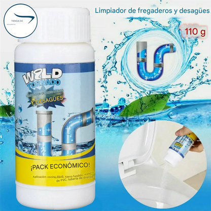 🔥🫧PROMO 2x1 WildTornado™ - 🧼Limpiador potente de desagües y fregaderos🫧🔥