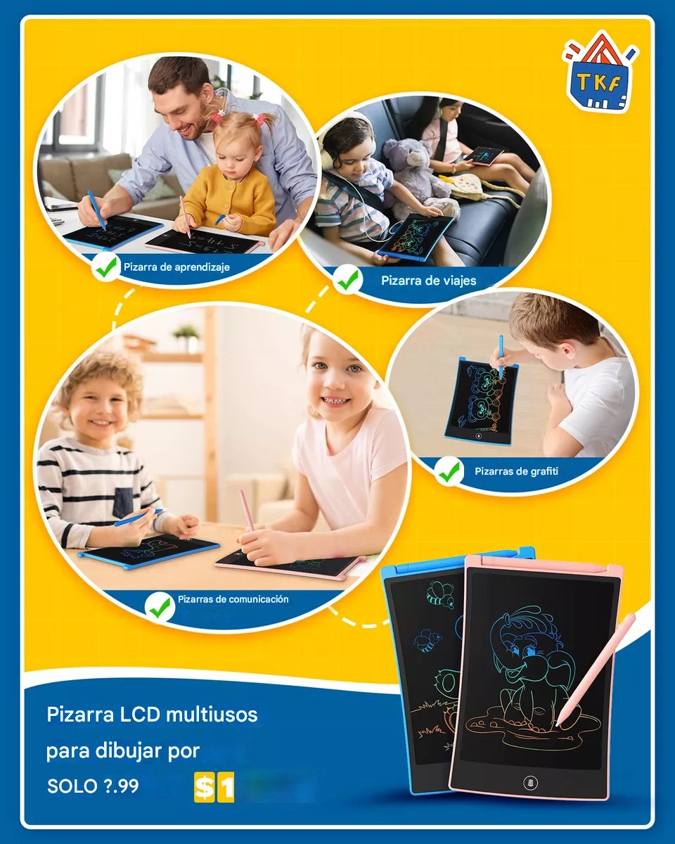 Drawing - Tablet Montessori LCD para dibujo ¡Súper oferta!