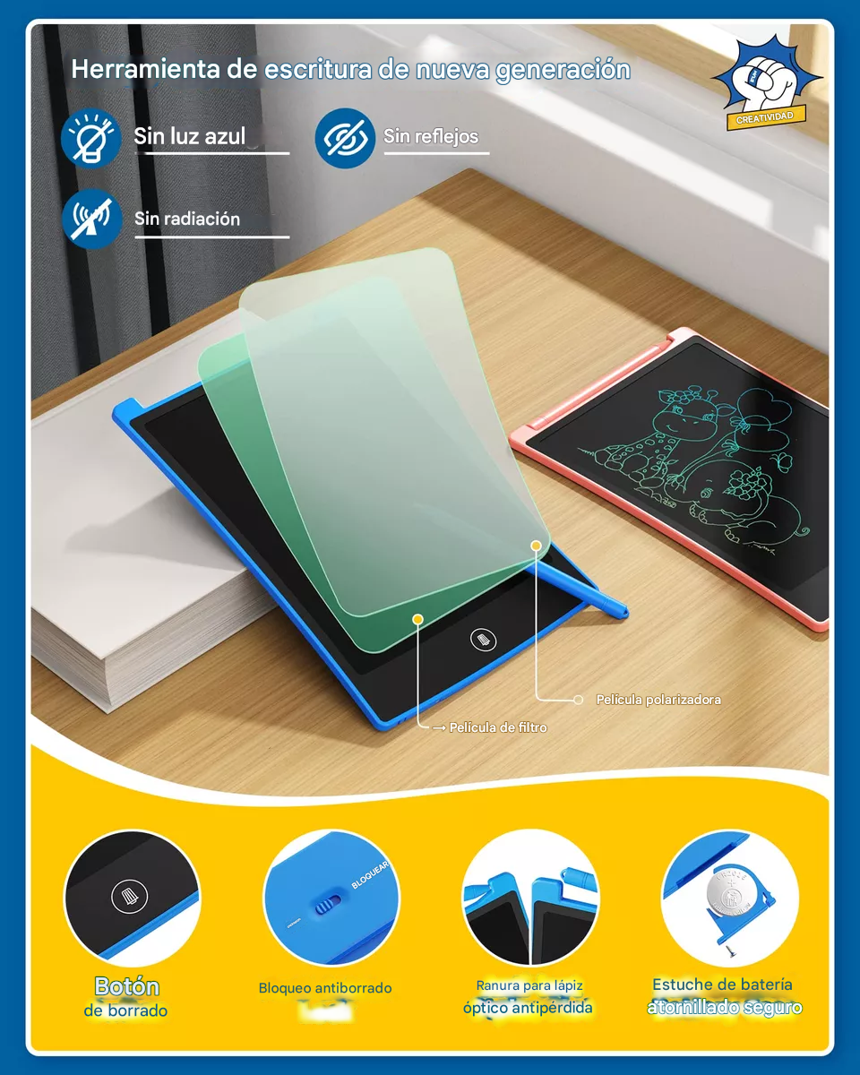 Drawing - Tablet Montessori LCD para dibujo ¡Súper oferta!