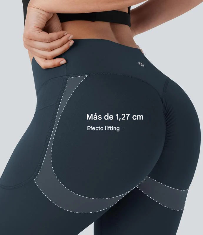 Pantalón Leggin Adelgazantes De Cintura Alta Levantan Glúteos