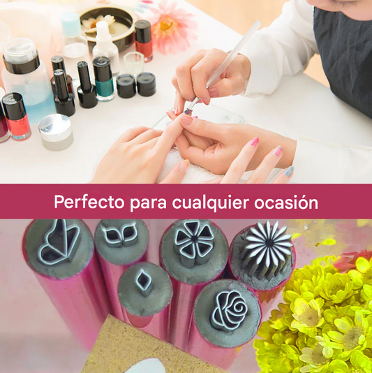 Bolígrafo Para Estampar Diseños De Uñas ( 3 Bolígrafos )
