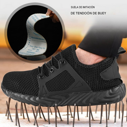 Zapatos Ortopédicos Con Punta De Acero Indestructibles