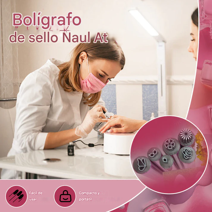 Bolígrafo Para Estampar Diseños De Uñas ( 3 Bolígrafos )