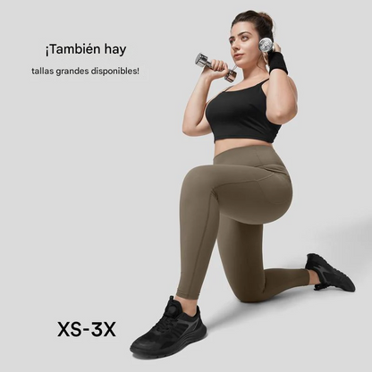 Pantalón Leggin Adelgazantes De Cintura Alta Levantan Glúteos