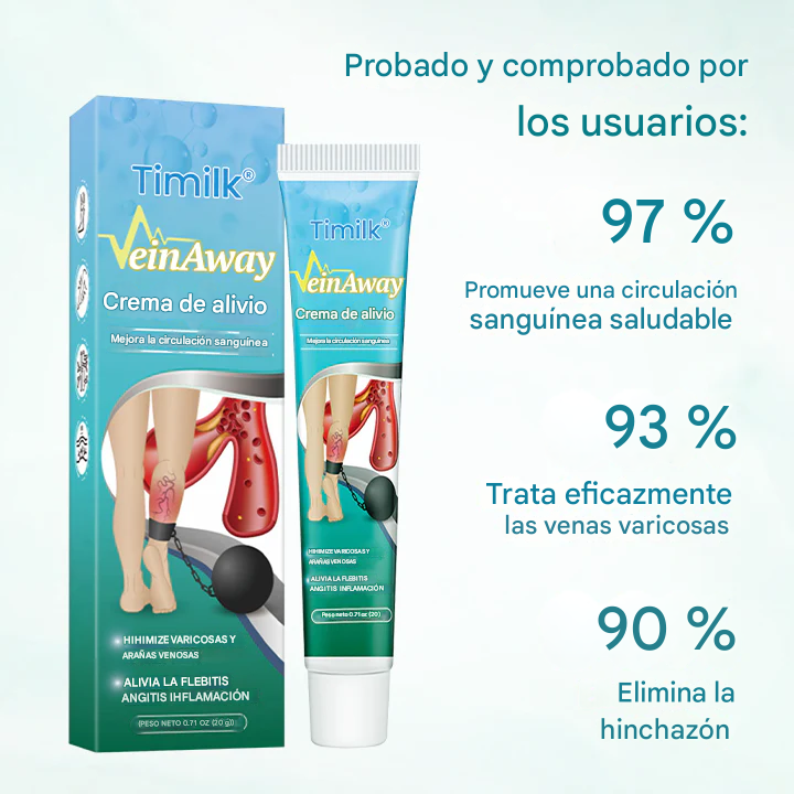 🔥PROMO 2x1 🎁- Crema Para Aliviar Las Venas Timilk® VeinAway